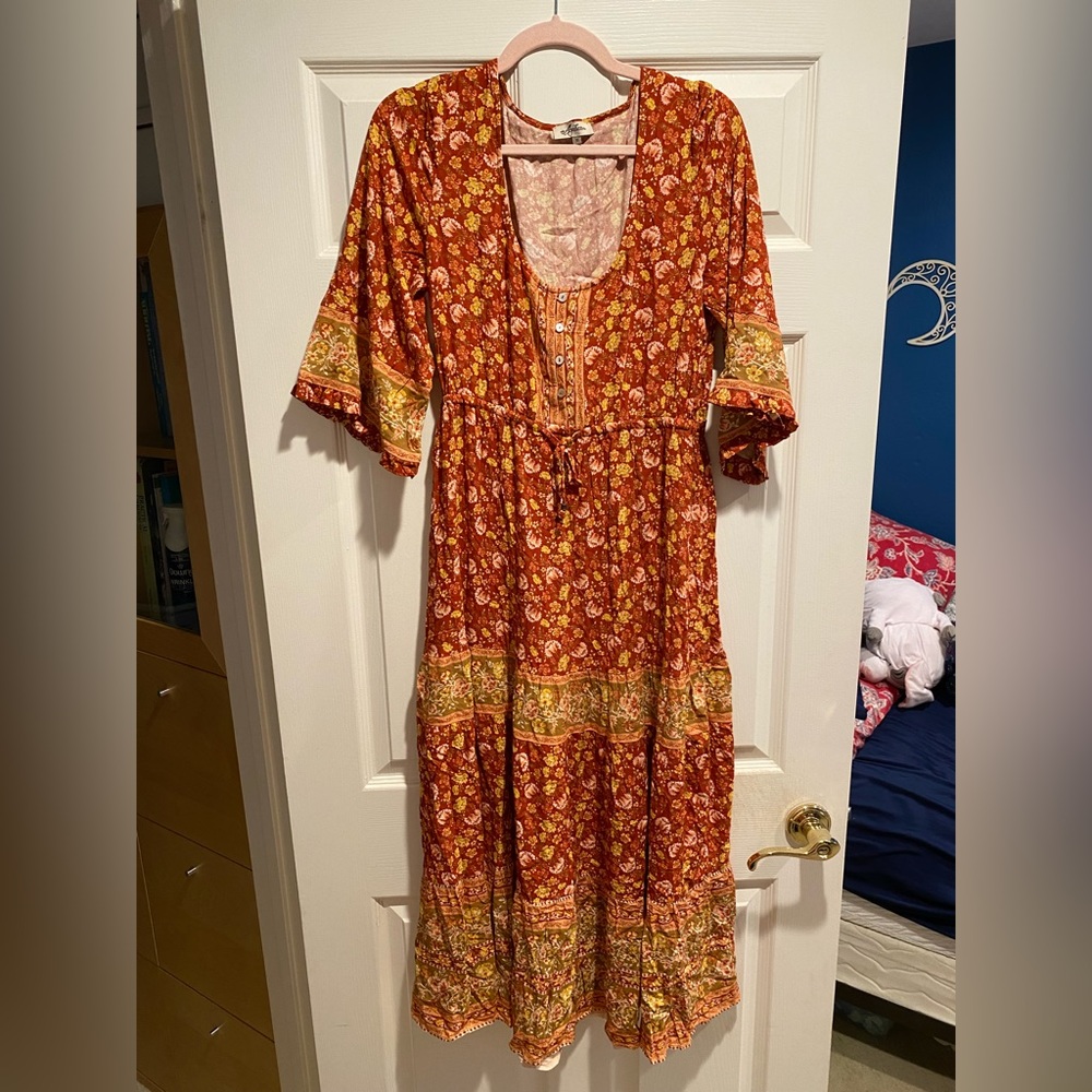 Red Arnhem maxi dress